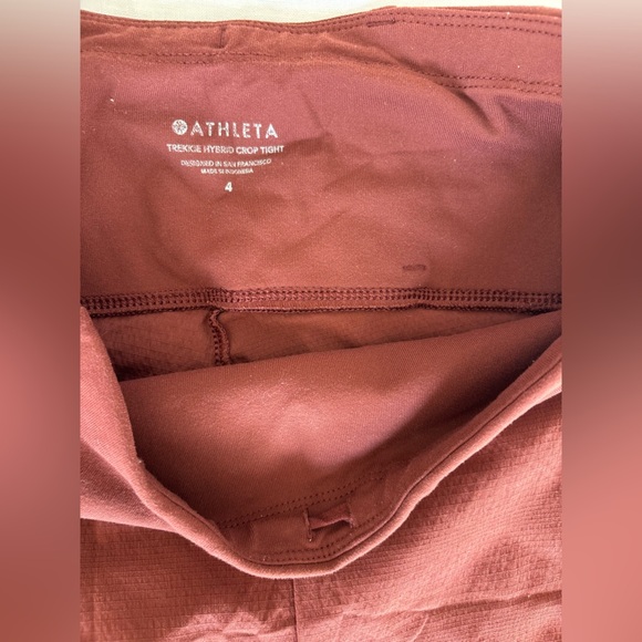 Athleta Deep Red Leggings - Picture 7 of 7